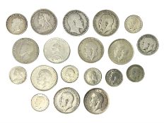 Approximately 70 grams of pre 1920 Great British silver coins