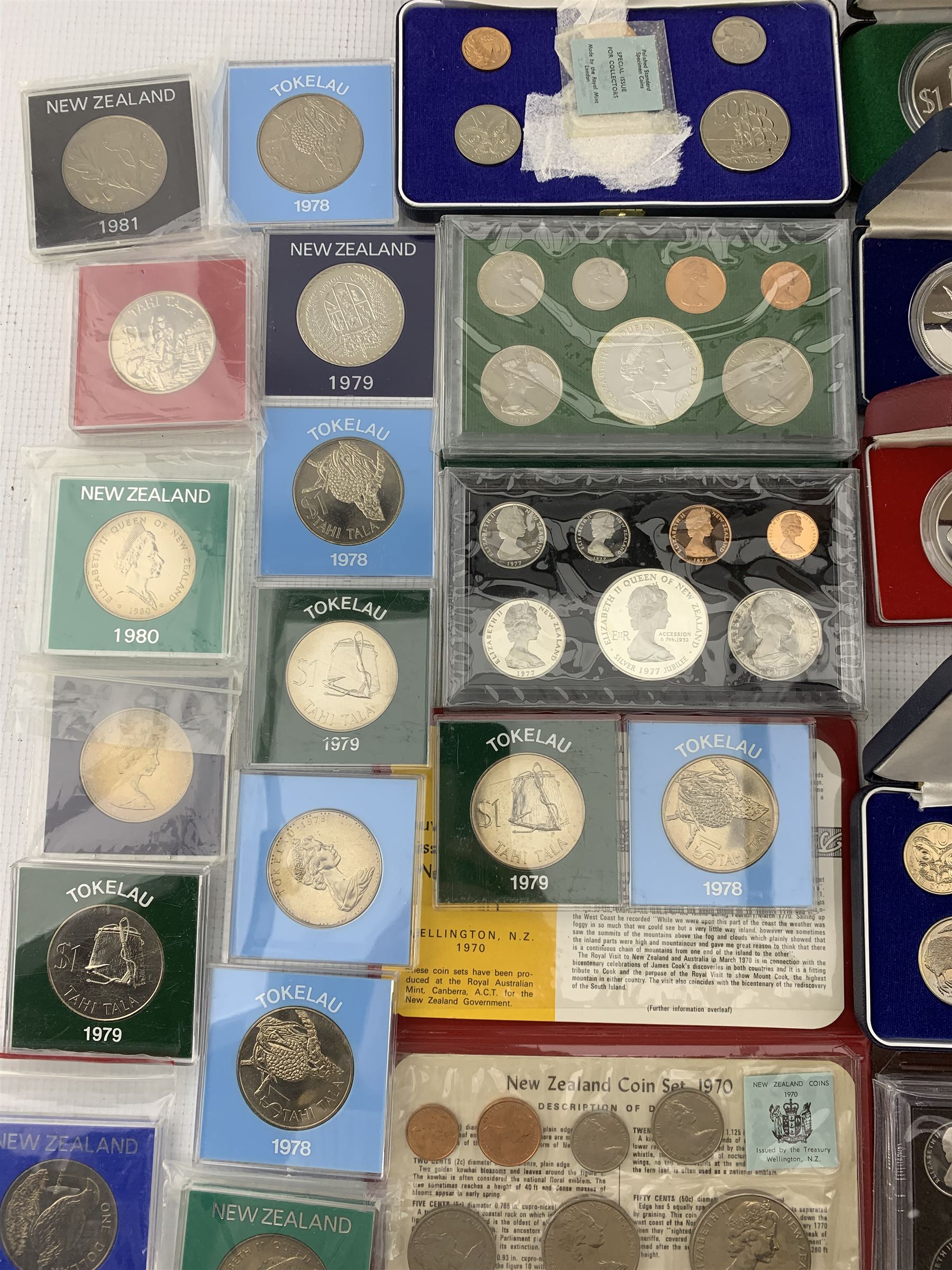New Zealand proof coins and sets including 1977 - Image 3 of 4