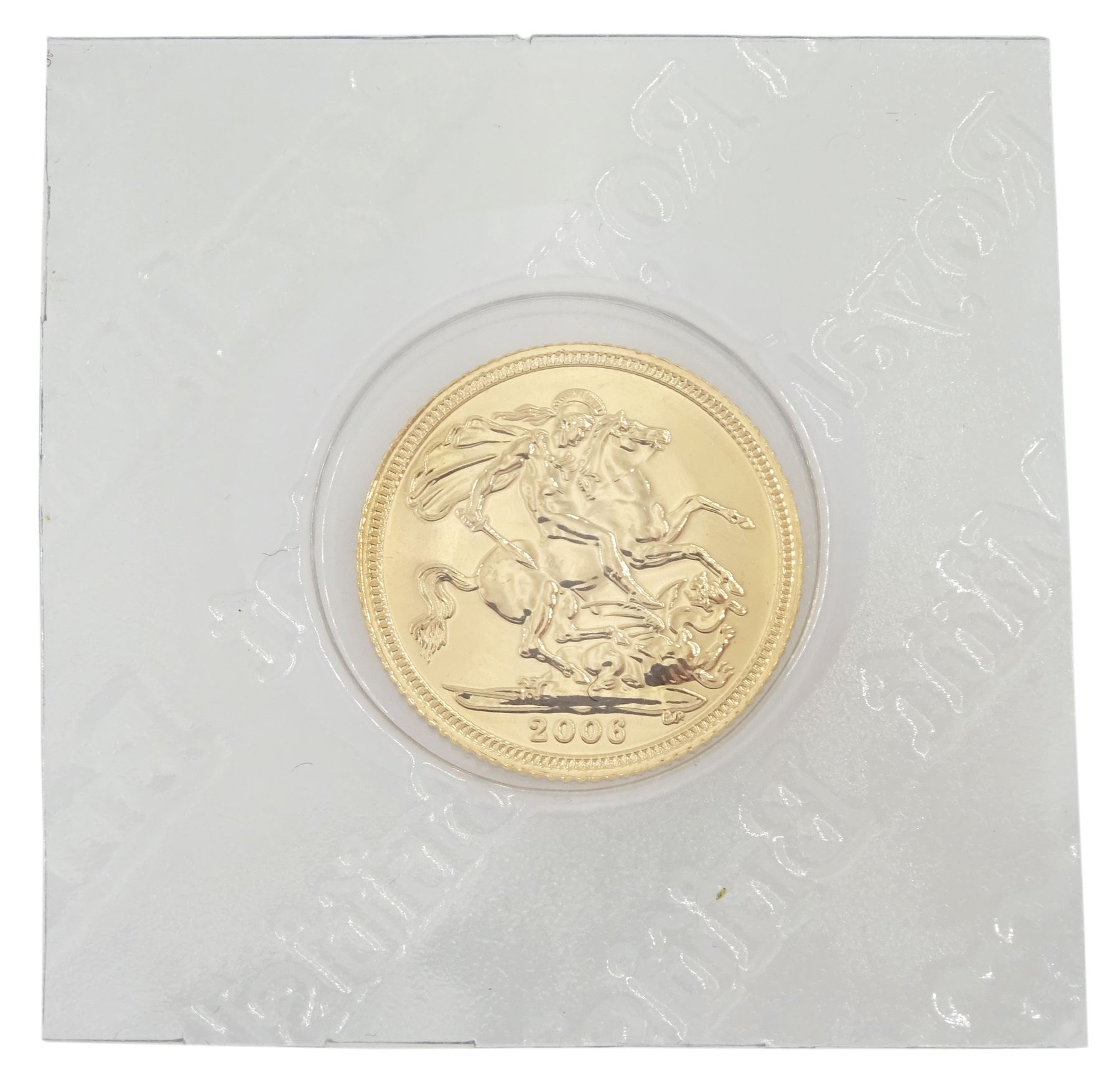 Queen Elizabeth II 2006 gold half sovereign coin - Image 2 of 2