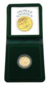 Queen Elizabeth II 1980 gold proof full sovereign coin