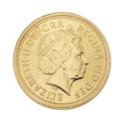 Queen Elizabeth II 2007 gold half sovereign coin