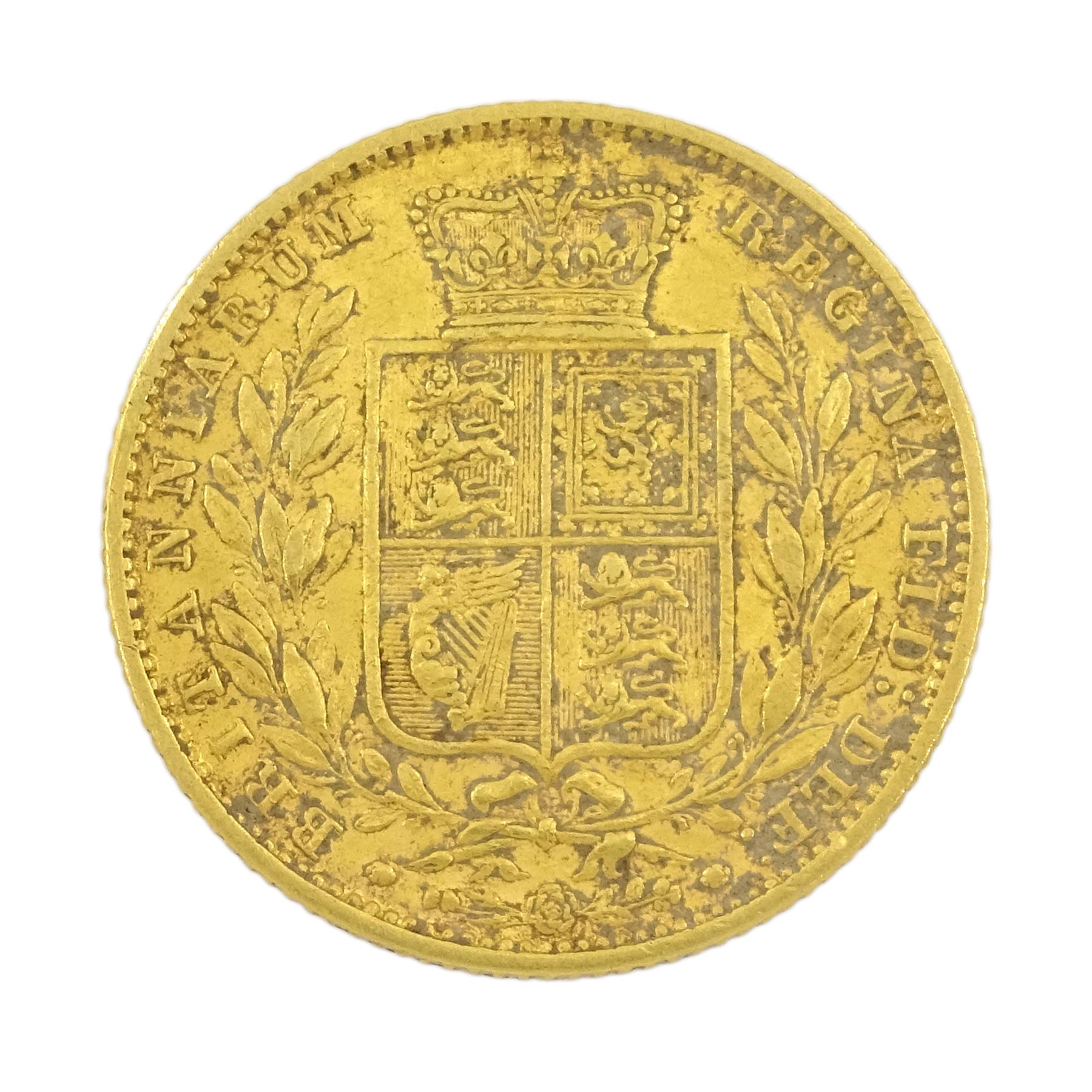 Queen Victoria 1853 gold full sovereign coin - Image 2 of 2