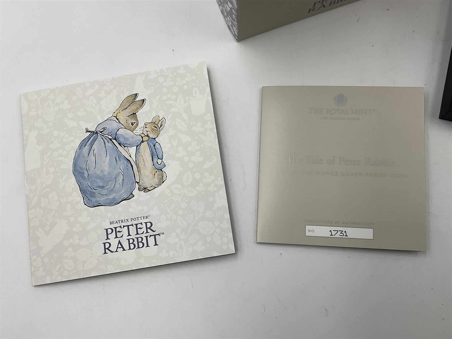 The Royal Mint United Kingdom 2021 'Beatrix Potter Peter Rabbit' silver proof fifty pence coin - Image 4 of 4