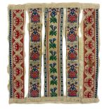 Folk art cloth edging trim L44cm