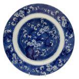 18th century Chinese kangxi blue and white plate