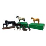 Collection of Beswick horses including Appaloosa Stallion 1772