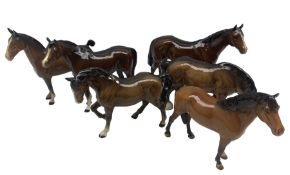 Beswick New Forest pony in bay gloss No1646