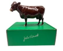 Beswick Red Poll cow with gloss finish No 4111