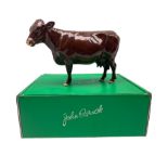 Beswick Red Poll cow with gloss finish No 4111