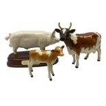 Beswick Ayrshire cow 'Ickham Bessie' in gloss 1350