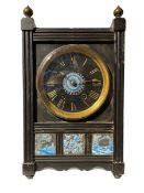 French - 19th-century 8-day slate mantle clock