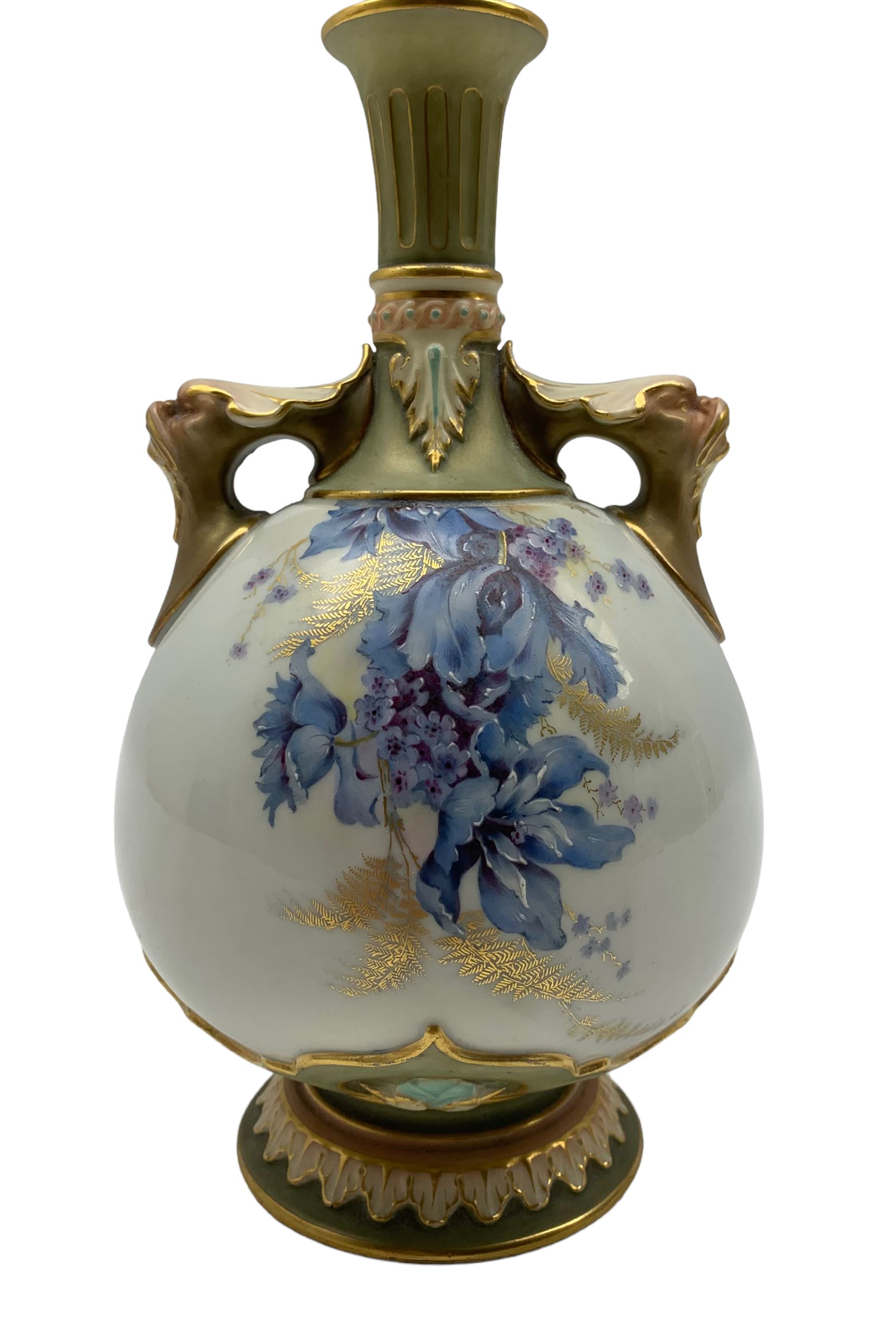 Royal Worcester blush ivory vase