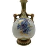 Royal Worcester blush ivory vase