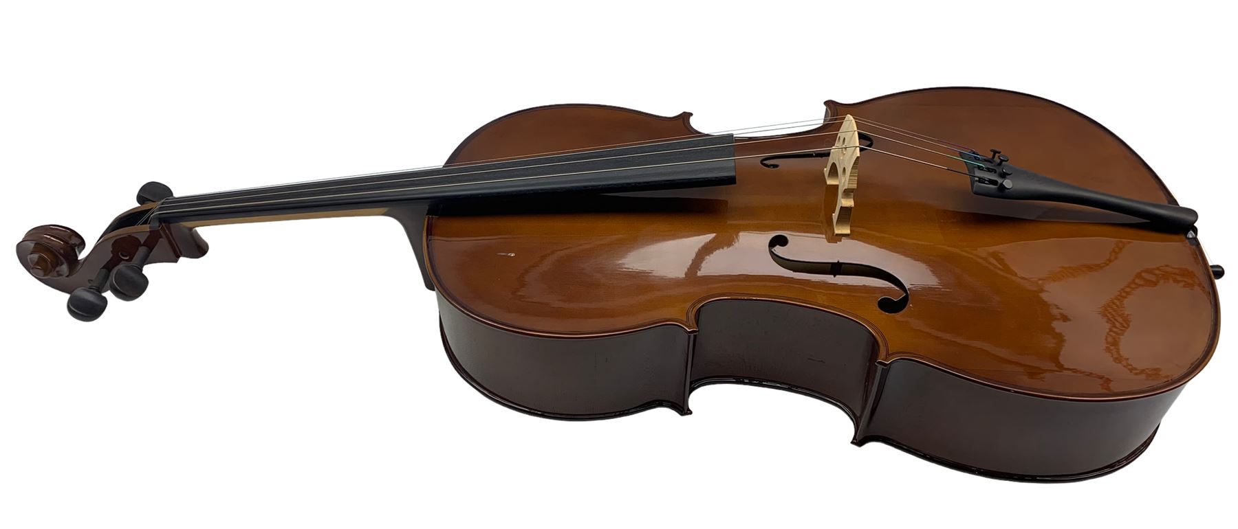 Stentor Student II cello with bow in soft case