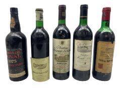 A bottle of Quinta Do Noval 1975 vintage port