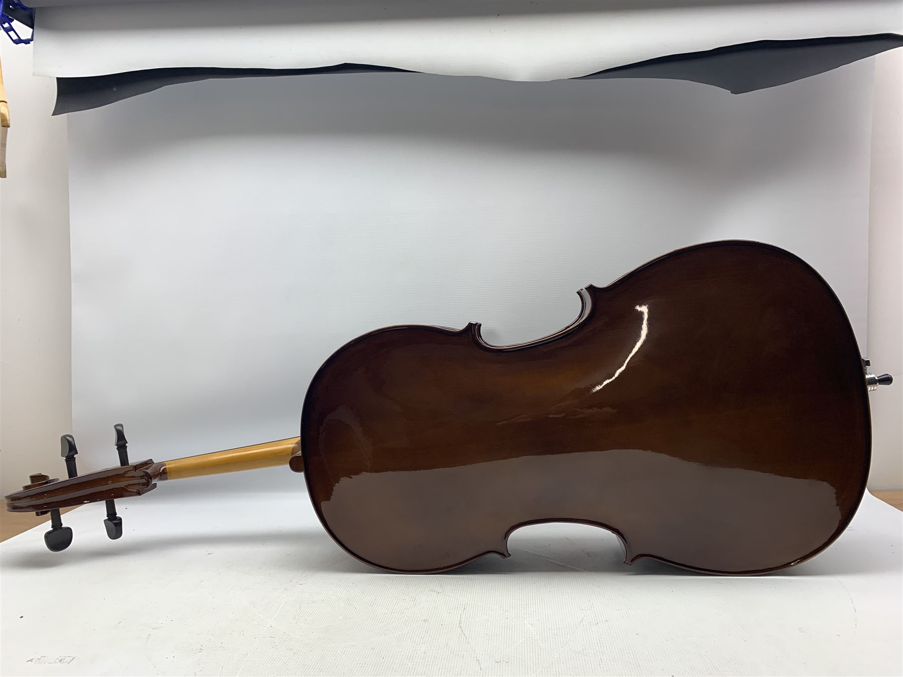 Stentor Student II cello with bow in soft case - Image 6 of 6