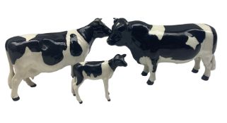 Beswick Friesian family comprising Coddington Hilt Bar bull
