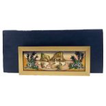 Moorcroft 'Farewell Beach' pattern plaque