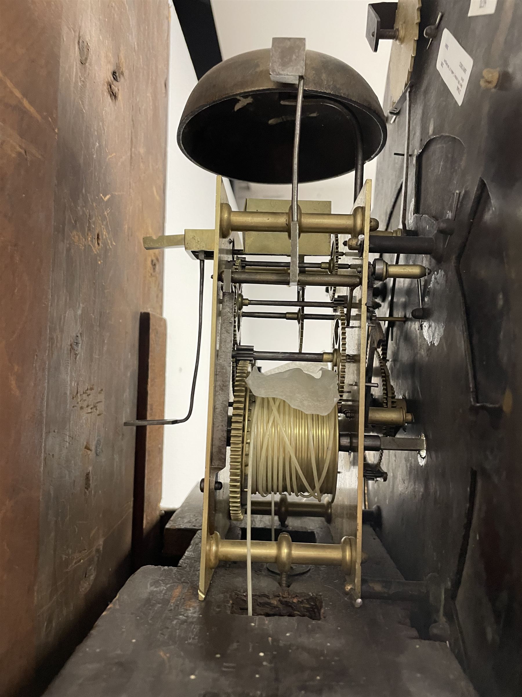 William Coulton of York - mid 18th century 8-day oak longcase clock - Image 5 of 6