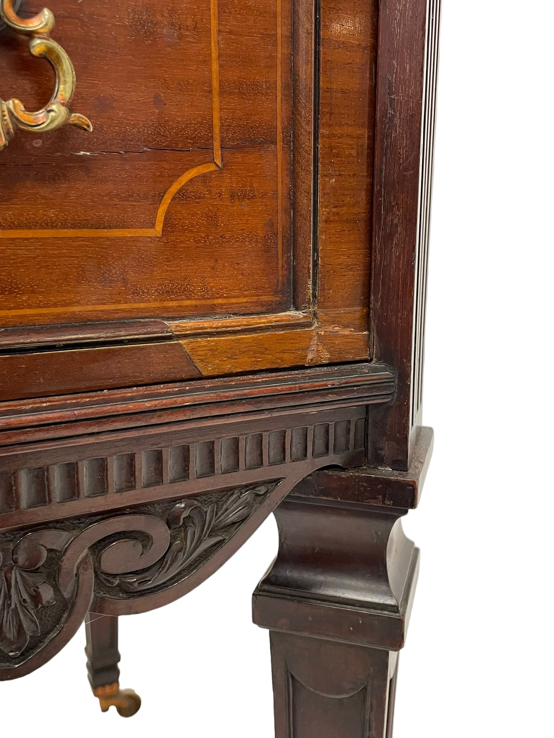 Late 19th century mahogany writing desk - Image 13 of 18