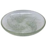 Rene Lalique 'Veronique' shallow glass bowl