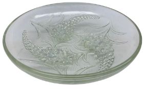 Rene Lalique 'Veronique' shallow glass bowl