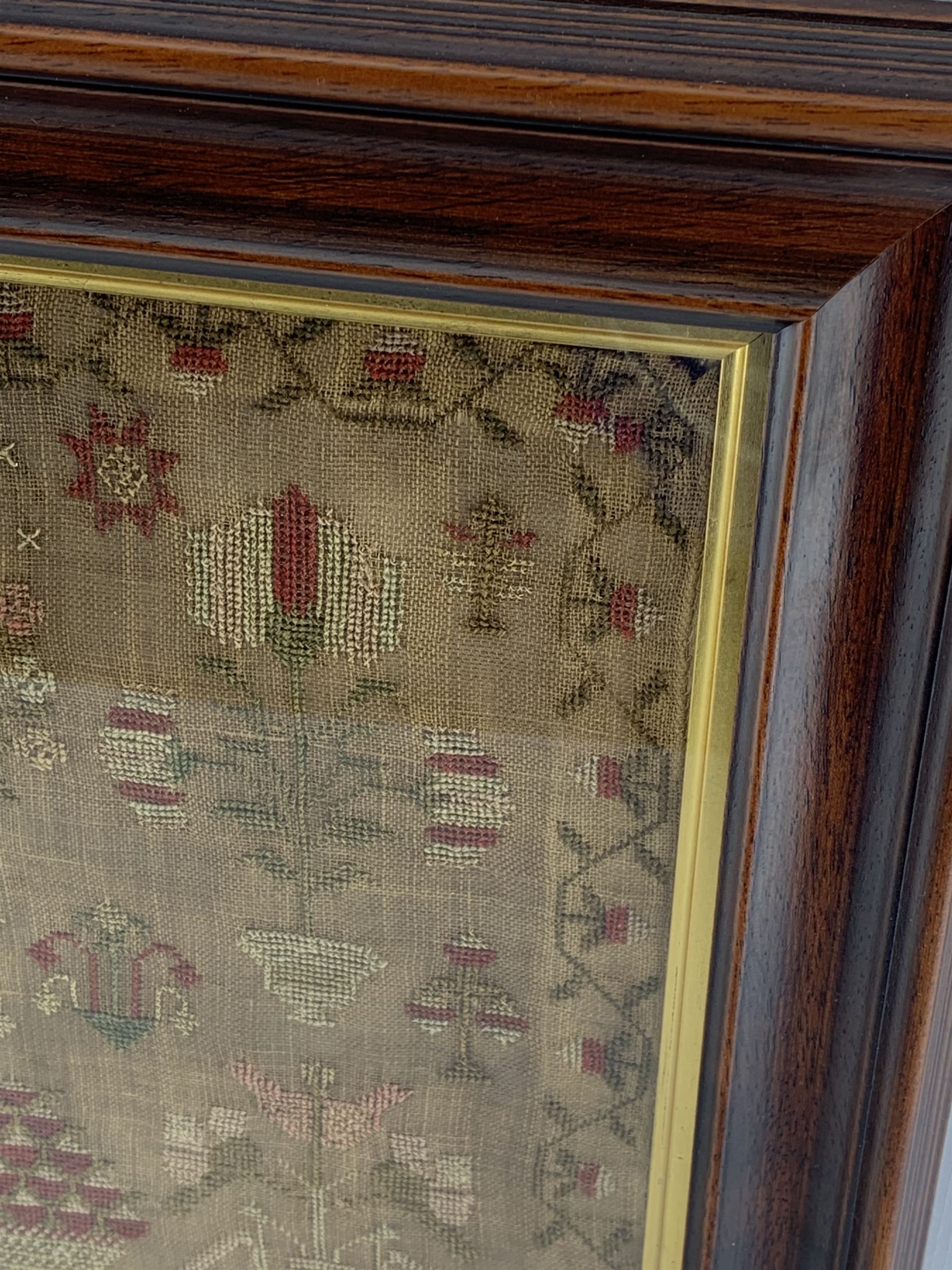 19th century needlework sampler by Ann Duffield - Image 3 of 4