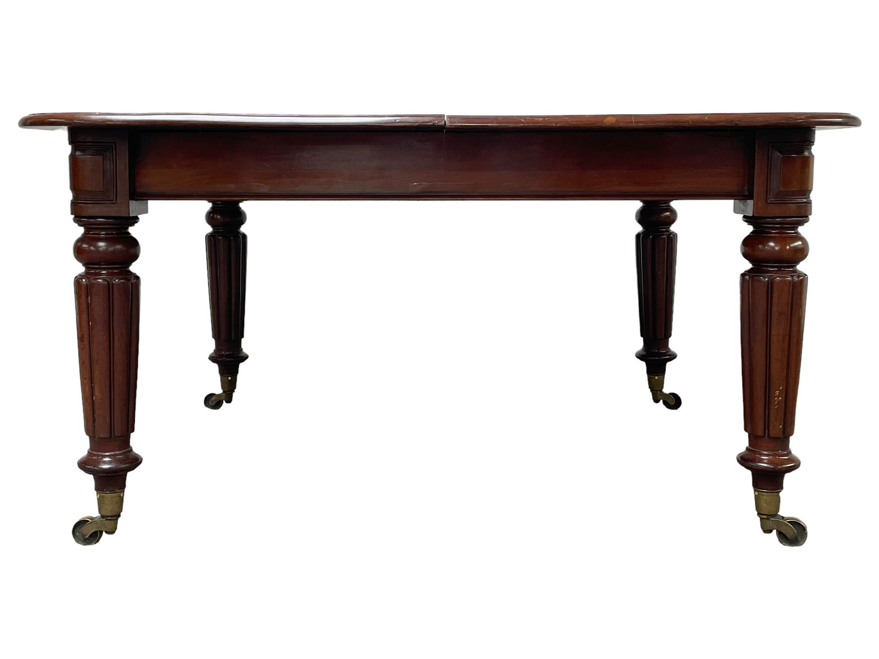 Victorian mahogany extending dining table - Image 17 of 19