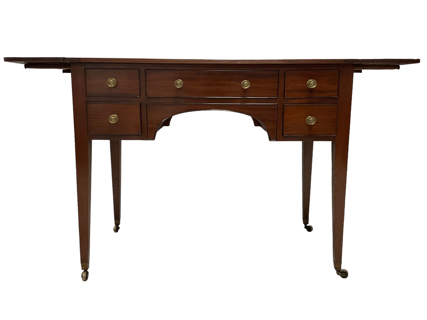 Regency mahogany drop-leaf side table - Image 9 of 13