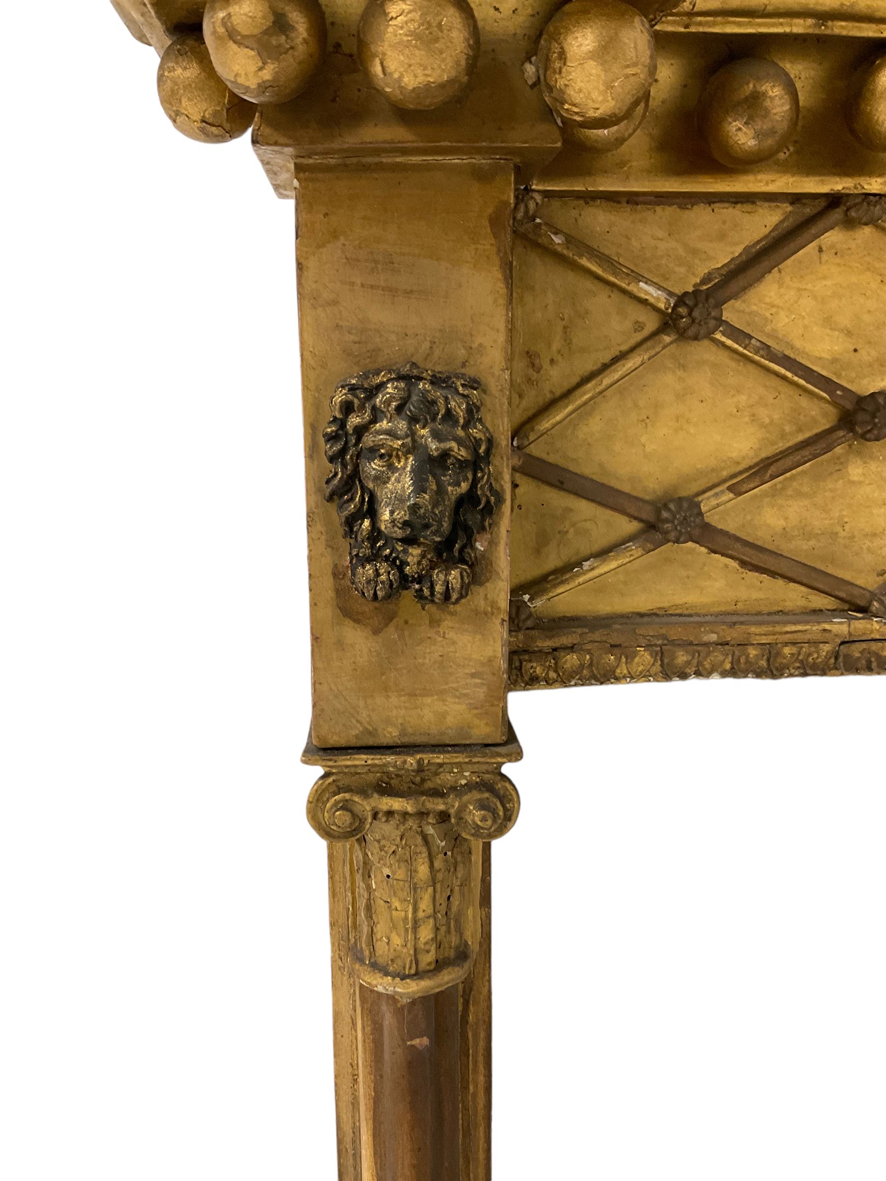 Regency gilt pier glass mirror - Image 3 of 5