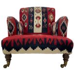 Howard & Sons Ltd - late 19th century easy armchair
