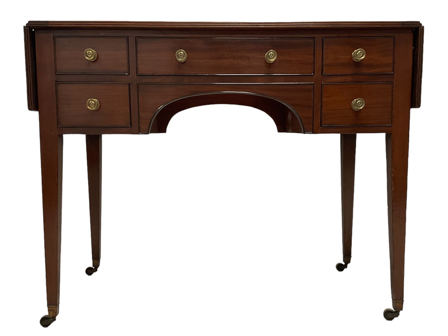 Regency mahogany drop-leaf side table