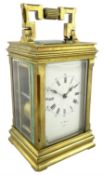 Henri Marc - French striking and repeating 8-day carriage clock