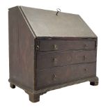 George III small scumbled pine bureau