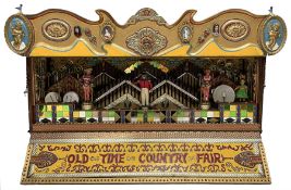 20th century miniature electric musical 'Calliope' fairground wagon