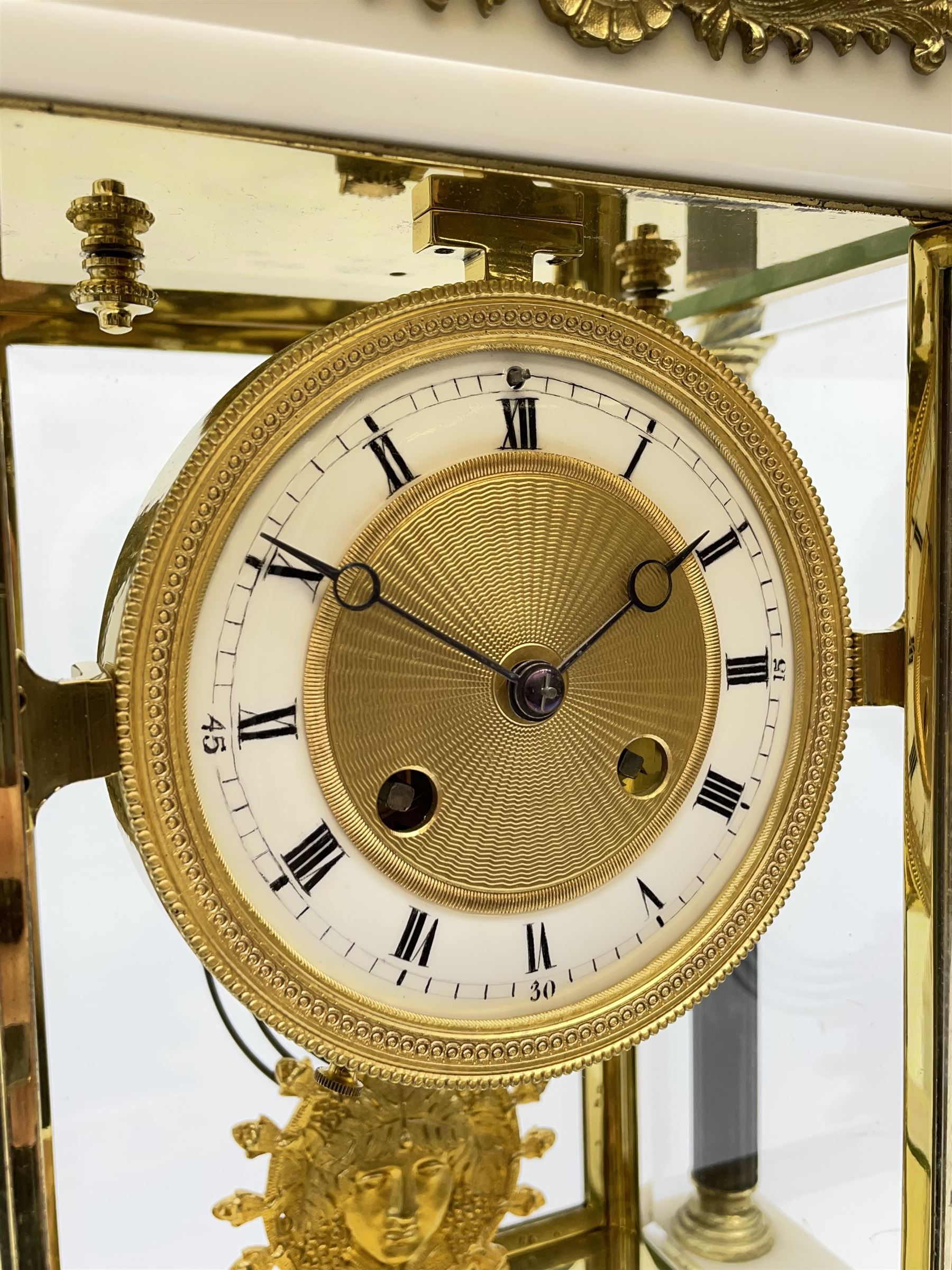French - Late 19th century 8-day mantel clock in the Empire style - Image 6 of 9