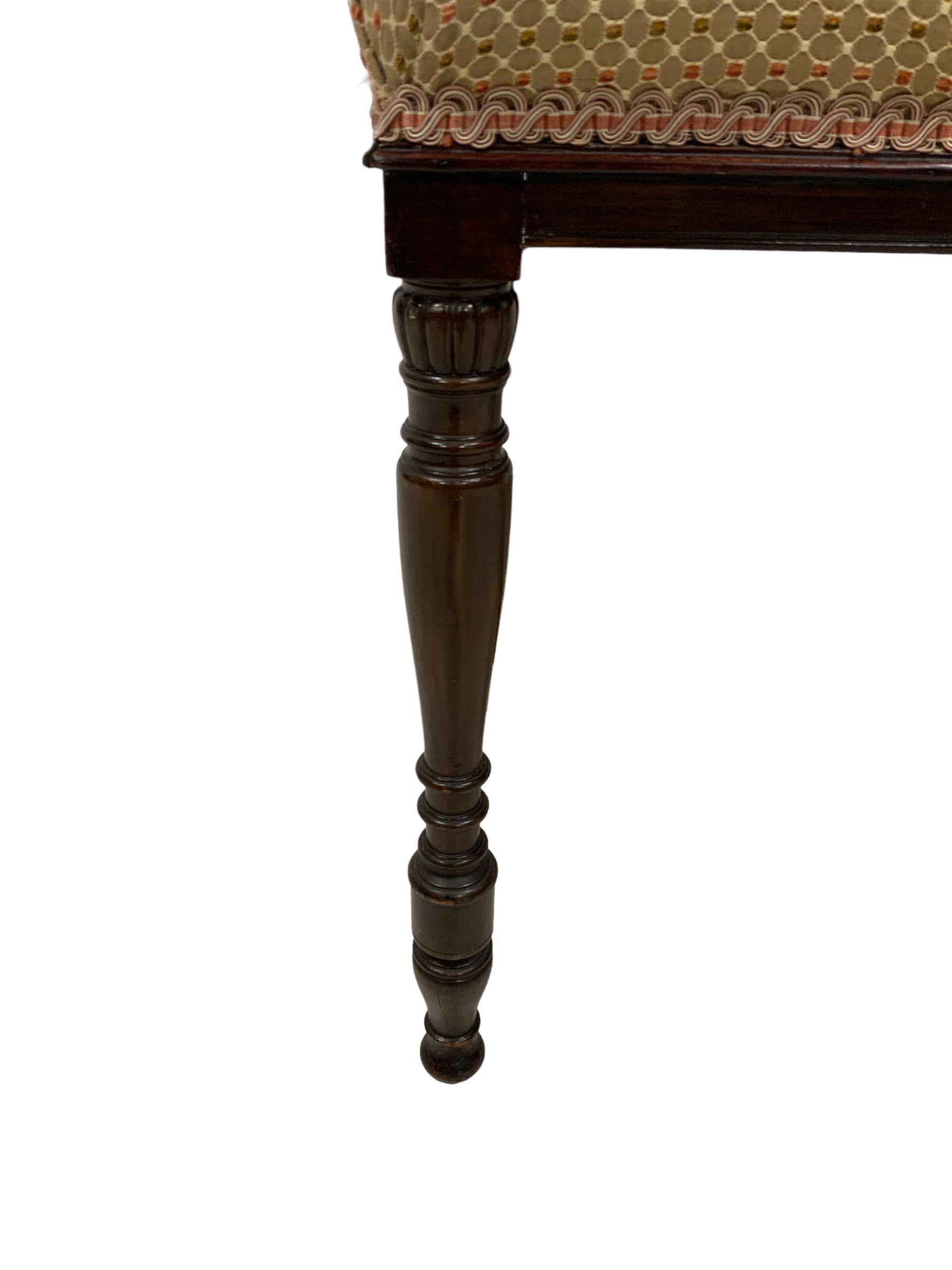 Regency design walnut piano duet stool - Image 8 of 8