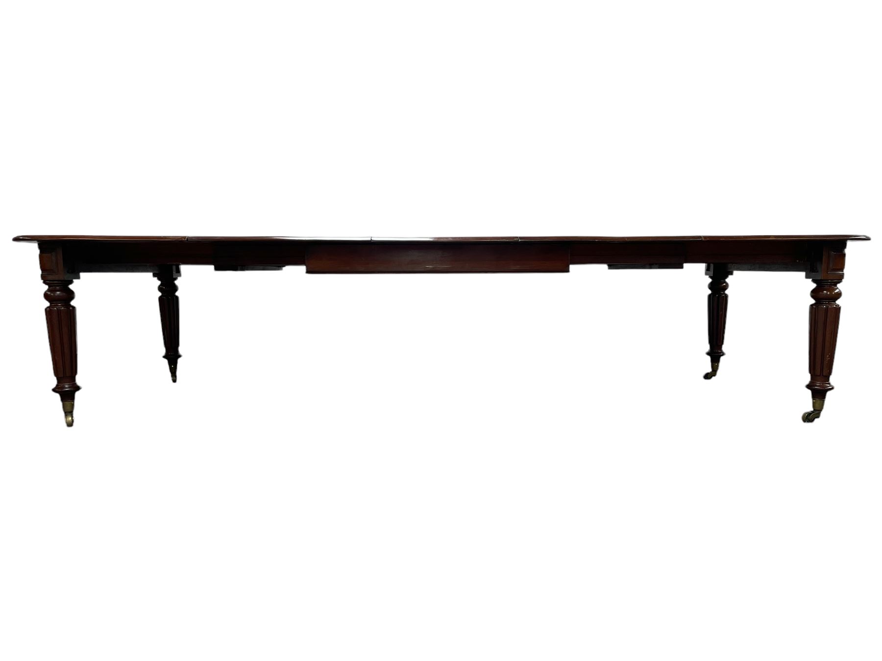 Victorian mahogany extending dining table - Image 3 of 19