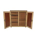 Entomology: 20th century twenty-four drawer collectors cabinet containing an assortment of beetle