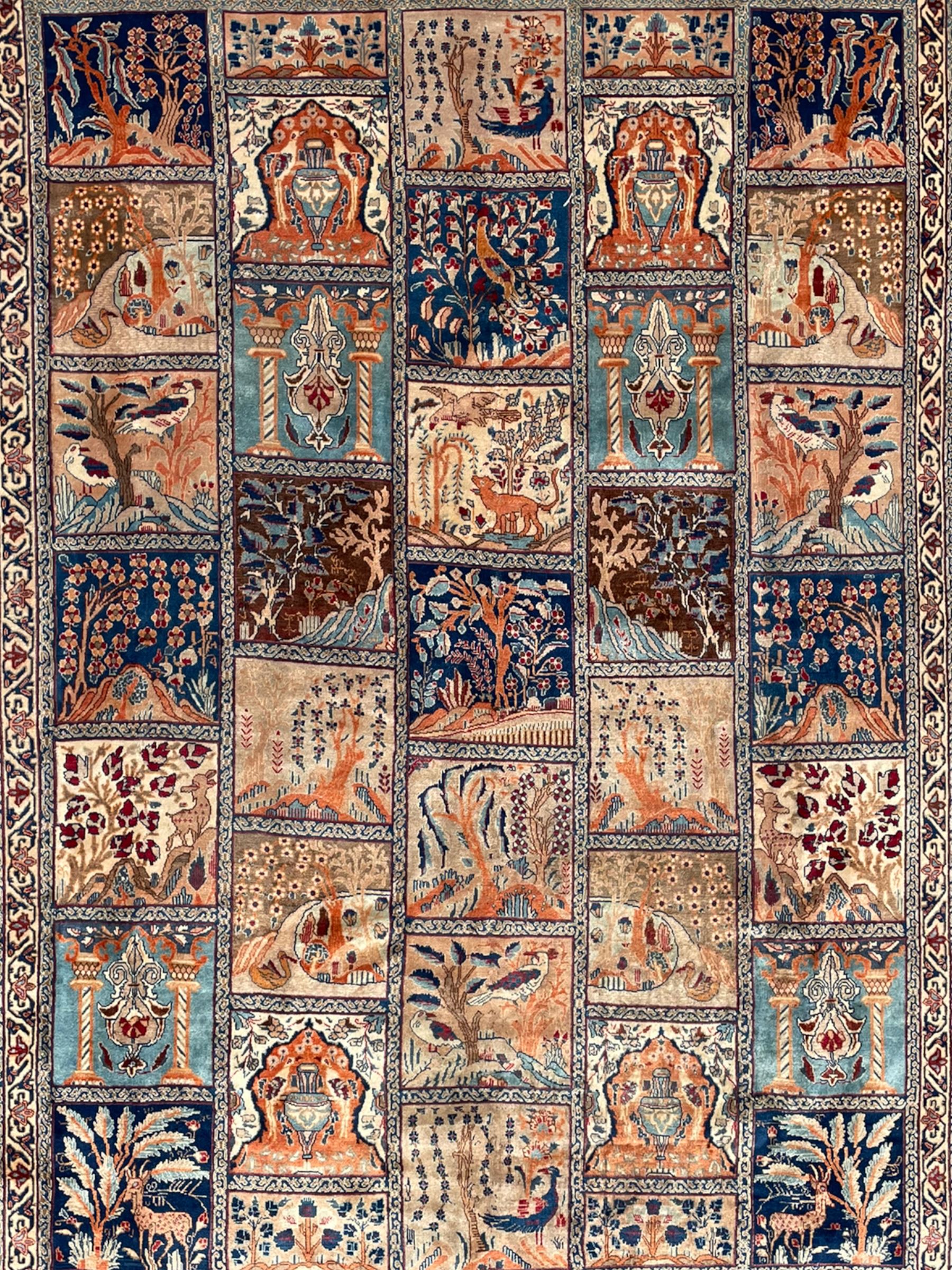 Persian Bakhtiari carpet - Image 2 of 2