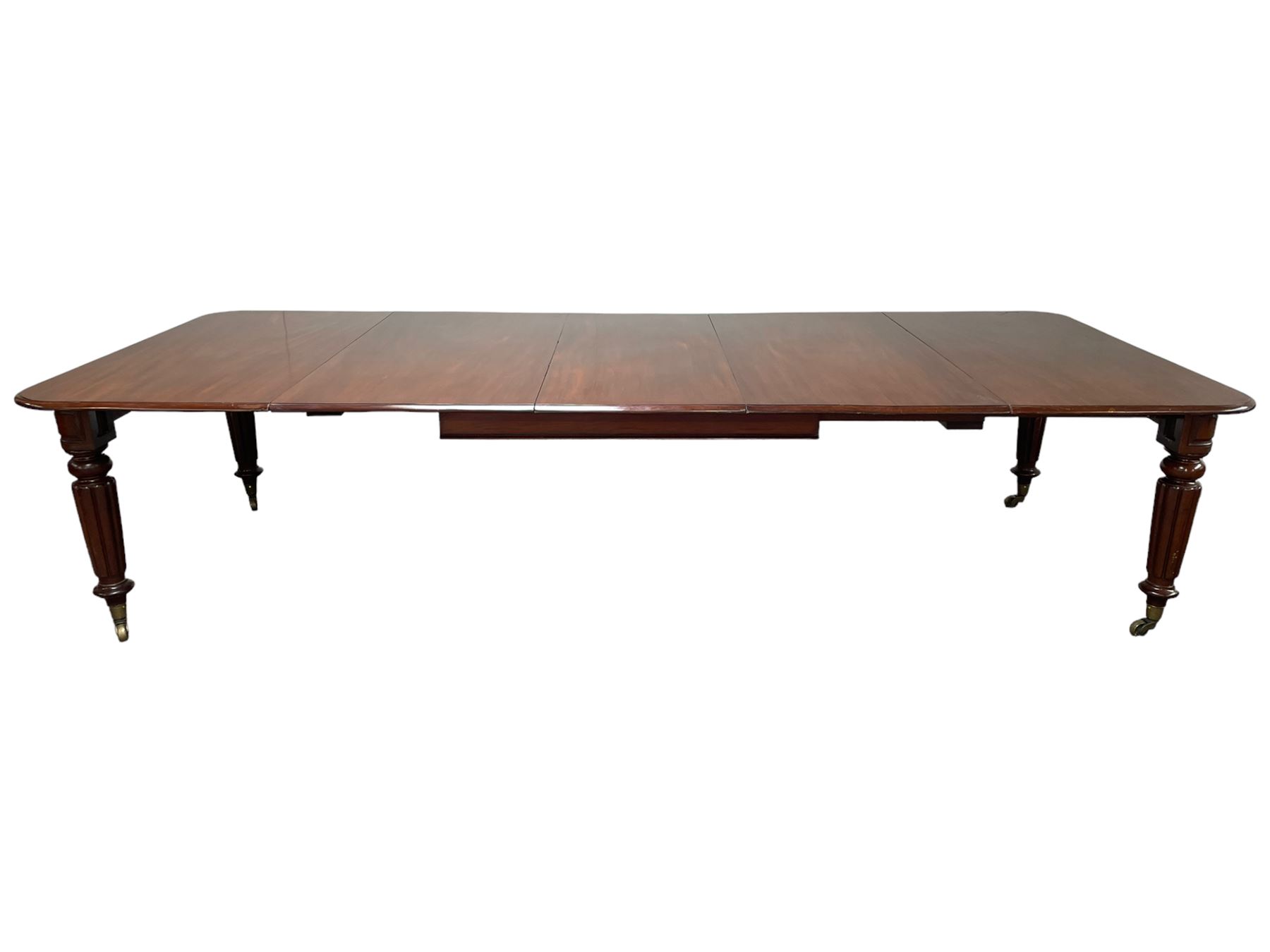 Victorian mahogany extending dining table - Image 2 of 19