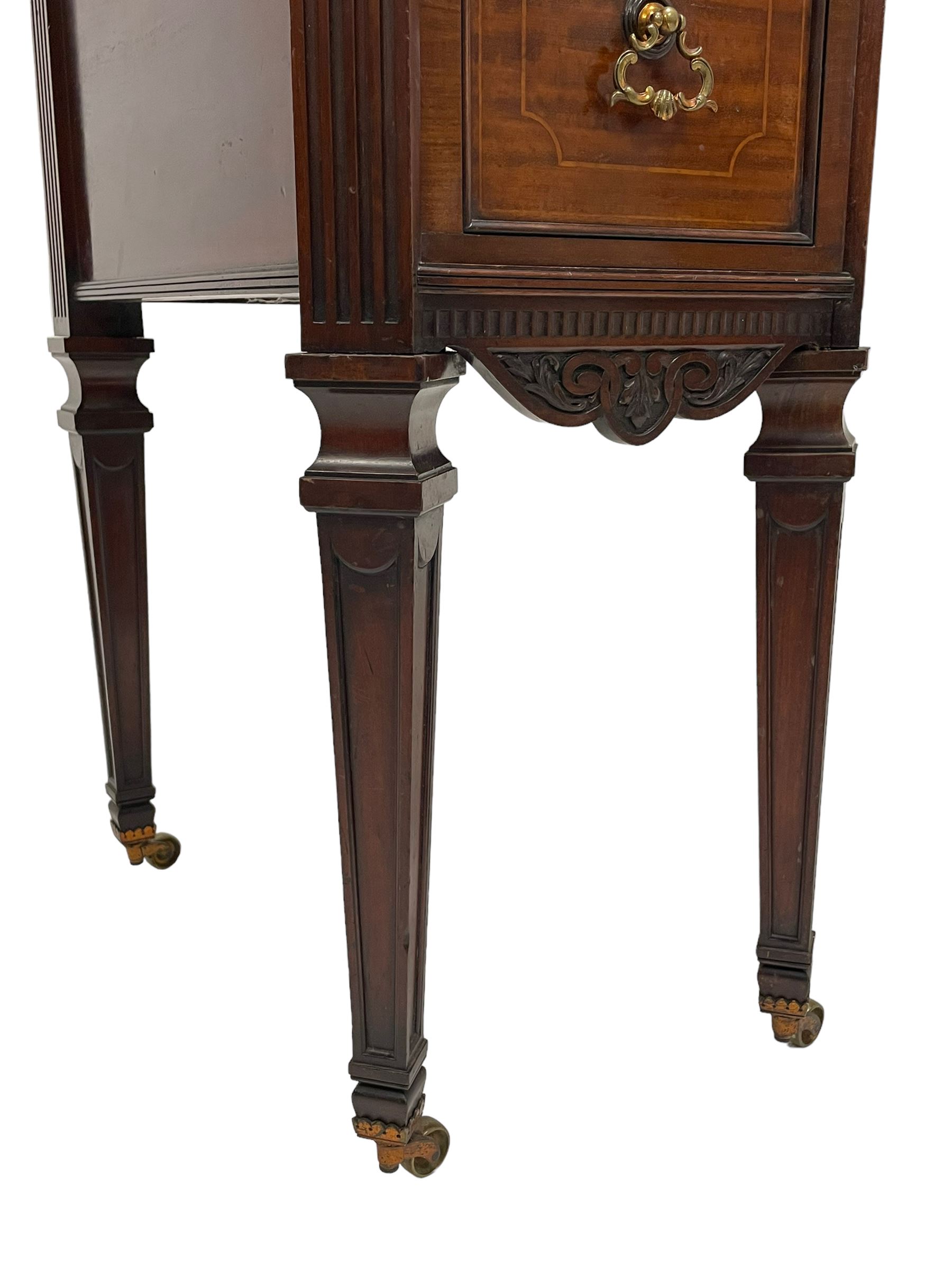 Late 19th century mahogany writing desk - Image 15 of 18