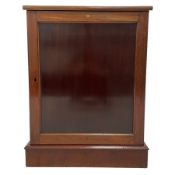 20th century mahogany pedestal collectors filing cabinet