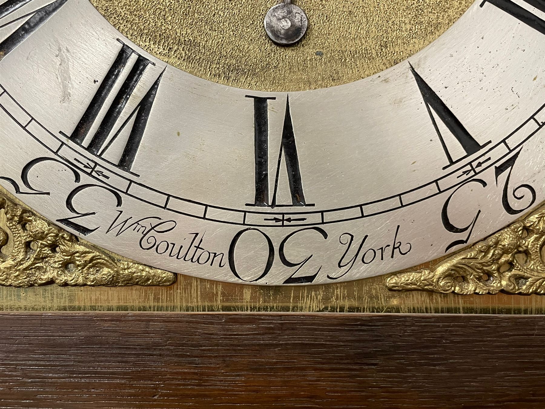 William Coulton of York - 30-hour oak cased mid-18th century longcase clock - Image 3 of 9