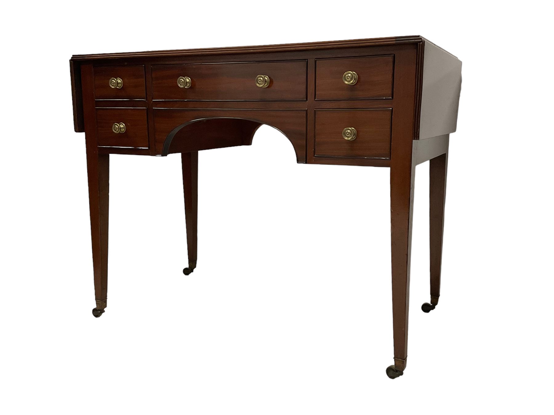 Regency mahogany drop-leaf side table - Image 4 of 13