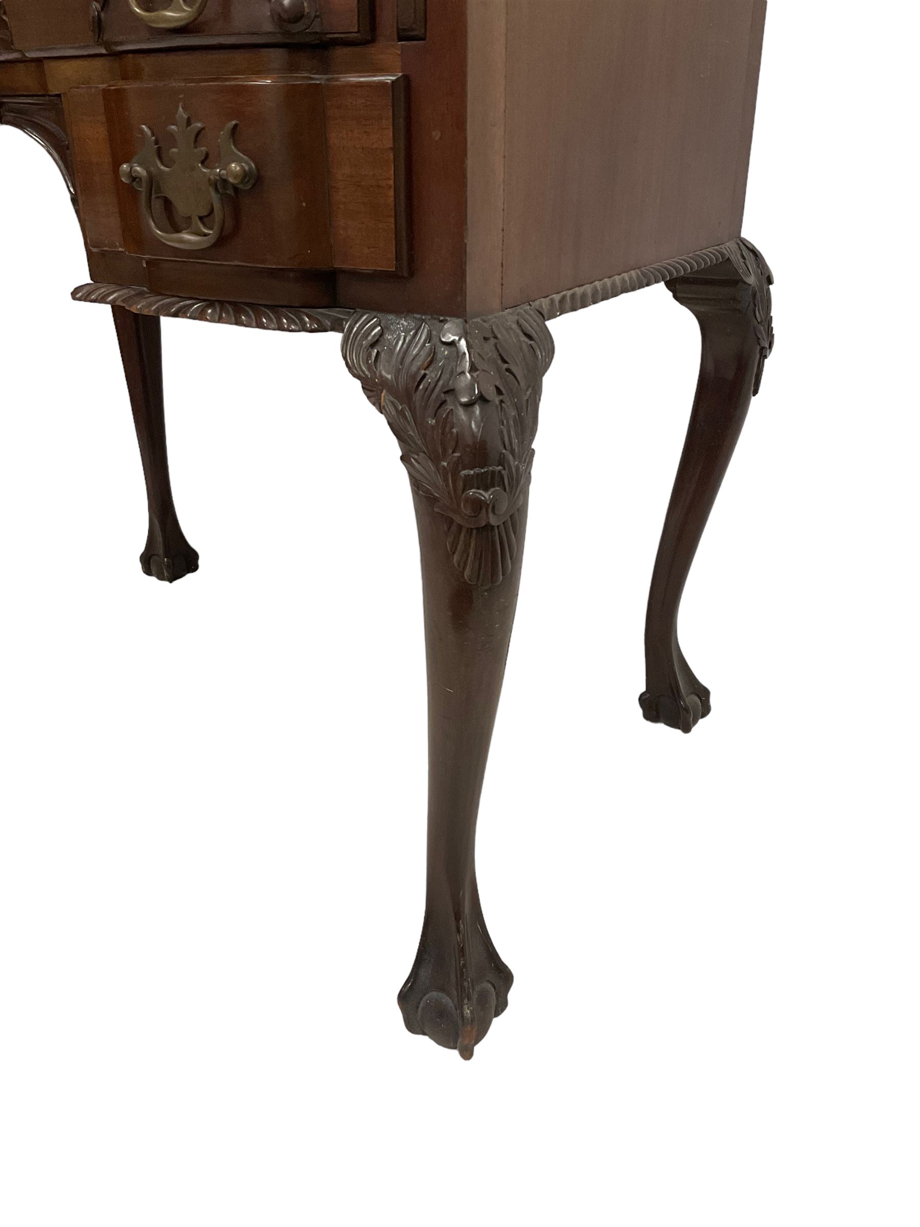 Late 19th century mahogany bureau - Image 9 of 11