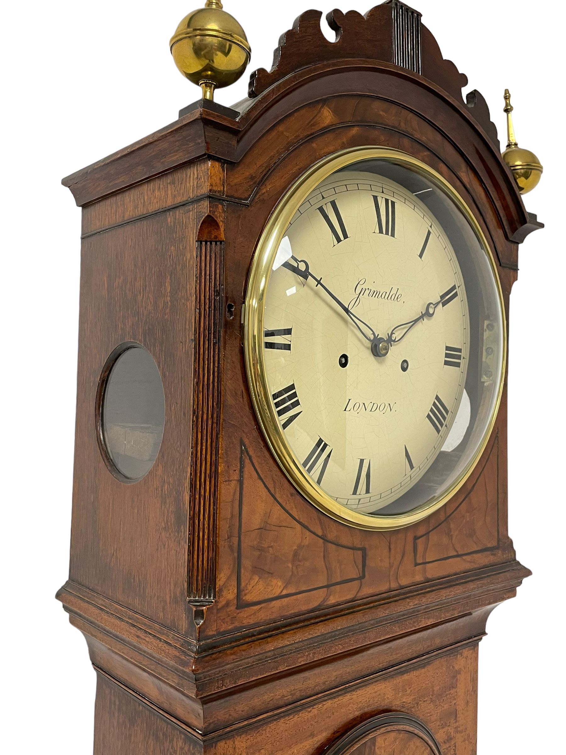 Grimalde of London - Mahogany 8-day longcase clock c1805 - Image 7 of 14