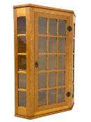 Knightman - oak panelled corner cabinet