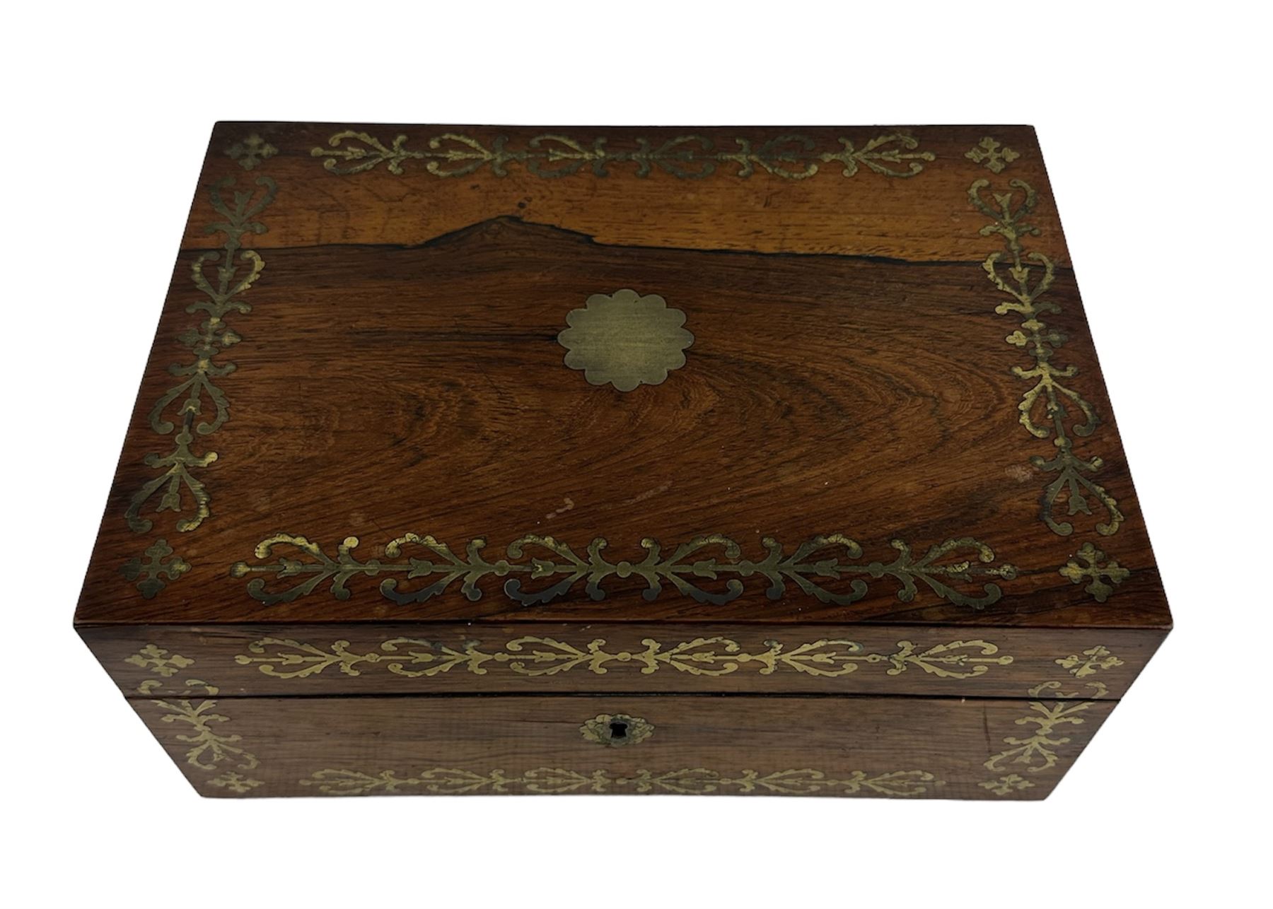 Victorian rosewood sewing box - Image 6 of 6