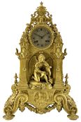 Dupont a Paris - French baroque style gilt-metal case with an 8-day striking movement circa 1820